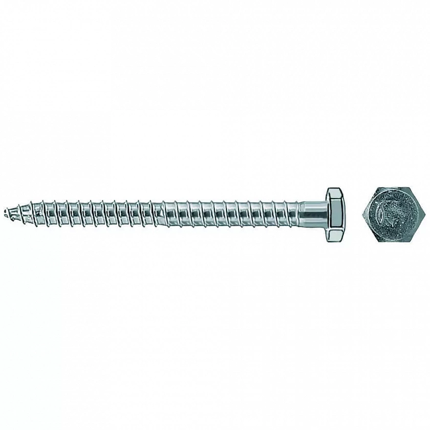 Шуруп шестигранный "Глухарь" fischer 6-kt. оцинкованный, 7x65 мм