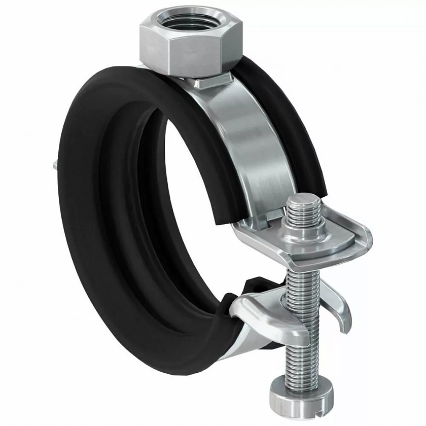 Хомут fischer FGRS Universal M8/M10 31-37 мм (1") одновинтовой с быстродействующим замком и комби-гайкой ОЦ