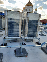 Опора для плоской кровли fischer FFRB cтандартная, 52x340x340 мм   