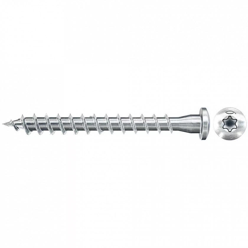 Шуруп с полукруглой головкой fischer FPF-PT полная резьба шлиц Torx, 5x35 мм